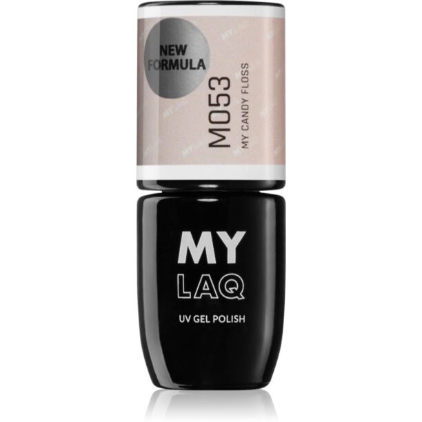 MYLAQ UV Gel Polish lac de unghii sub forma de gel culoare My Candy Floss 5 ml preţ