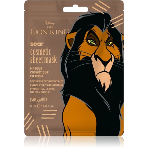 Mad Beauty Lion King Scar mască textilă hidratantă 25 ml preţ