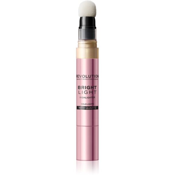 Makeup Revolution Bright Light crema de strălucire culoare Gold Lights 3 ml preţ