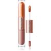 Makeup Revolution Double Up lichid fard ochi 2 in 1 culoare Luminous Bronze 2x2