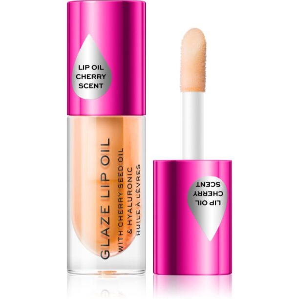 Makeup Revolution Glaze ulei pentru buze culoare Getaway Terracotta 4