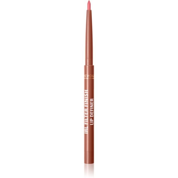 Makeup Revolution IRL Filter dermatograf cremos pentru buze cu efect matifiant culoare Espresso Nude 0