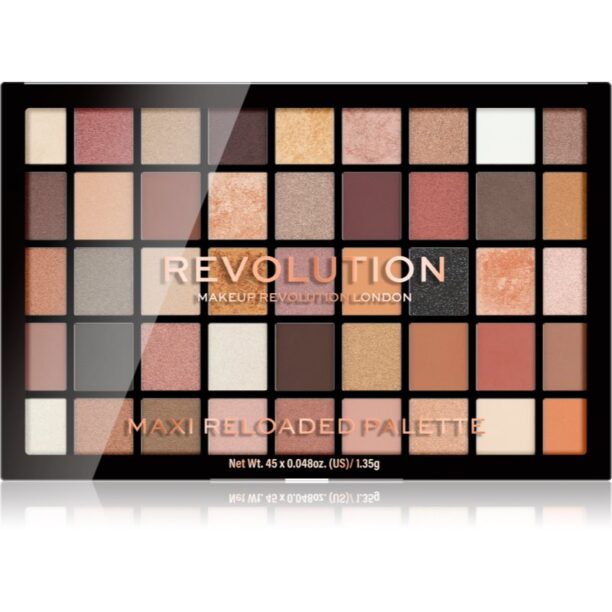 Makeup Revolution Maxi Reloaded Palette palata de culori culoare Large It Up 45x1