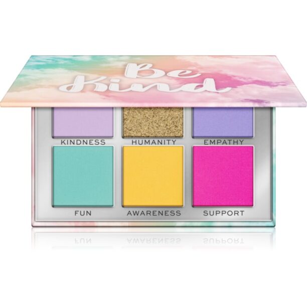 Makeup Revolution Power Shadow Palette paletă cu farduri de ochi culoare Be Kind 6