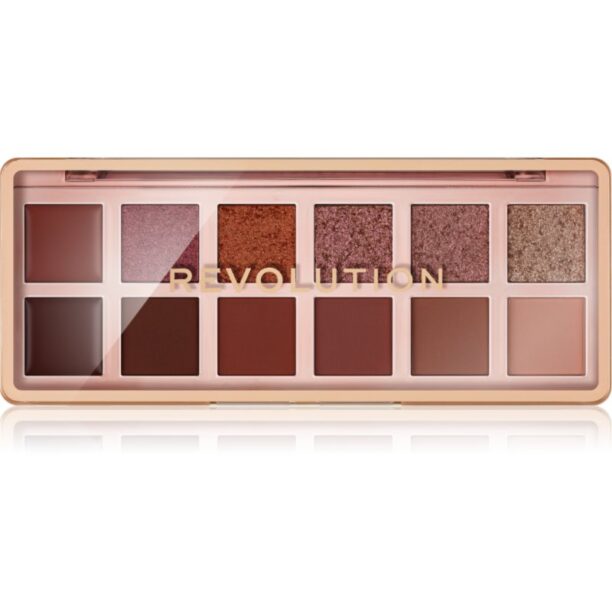 Makeup Revolution The Icon Palette paletă cu farduri de ochi culoare The True Icon Bronze Palette 12x0.7 g preţ