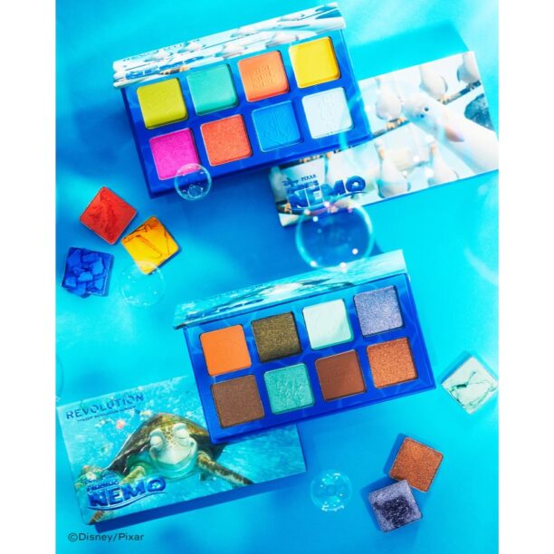 Makeup Revolution X Finding Nemo paleta farduri de ochi culoare Fin