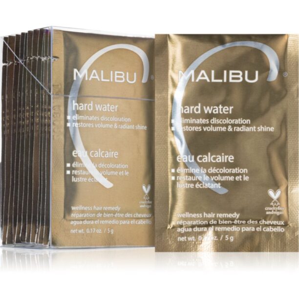 Malibu C Wellness Hair Remedy Hard Water tratament de detoxificare pentru păr 12x5 g