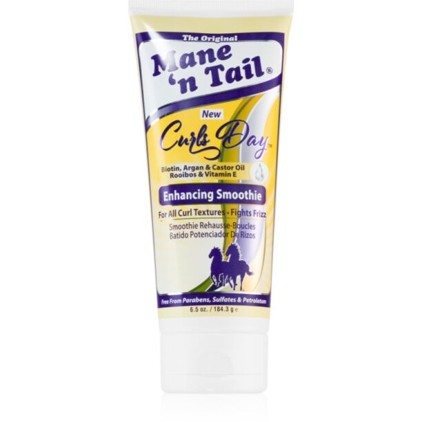 Mane 'N Tail Curls Day Enhancing Smoothie cremă styling pentru definirea buclelor cu efect de hidratare 192 ml