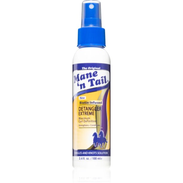 Mane 'N Tail Detangler Extreme spray care nu necesita clatire pentru par usor de pieptanat 100 ml