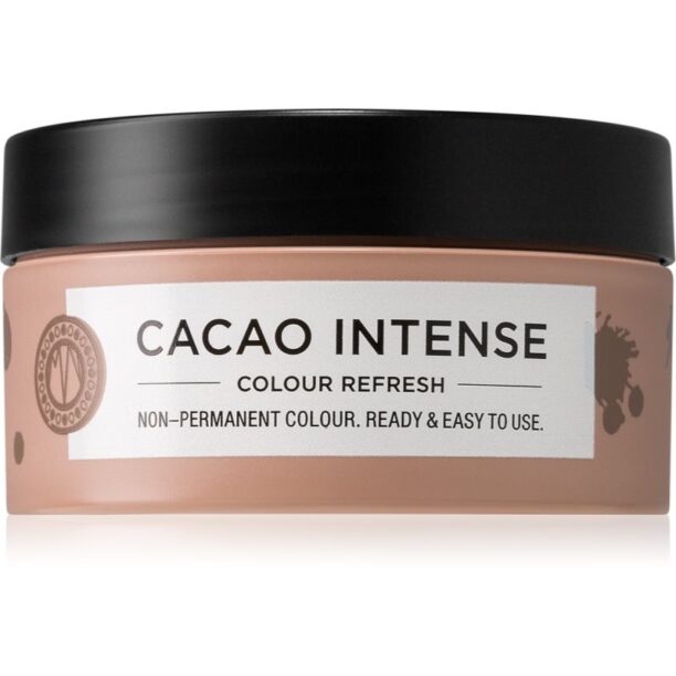 Maria Nila Colour Refresh Cacao Intense mască fină de hrănire fără pigmenți permanenți de culoare rezistă la 4 - 10 spălări 4.10 100 ml preţ