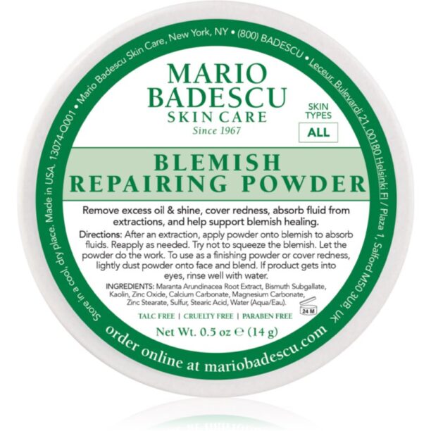 Mario Badescu Blemish Repairing Powder pudră impotriva imperfectiunilor pielii 14 g preţ