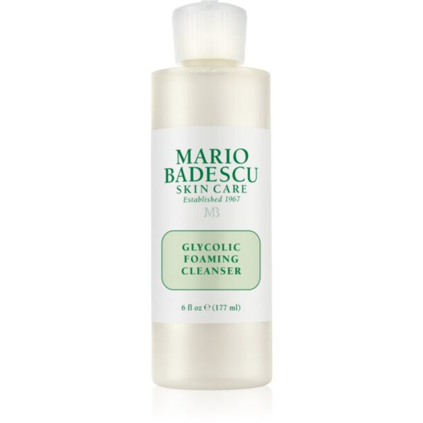 Mario Badescu Glycolic Foaming Cleanser gel spumant de curatare pentru definirea pielii 177 ml preţ