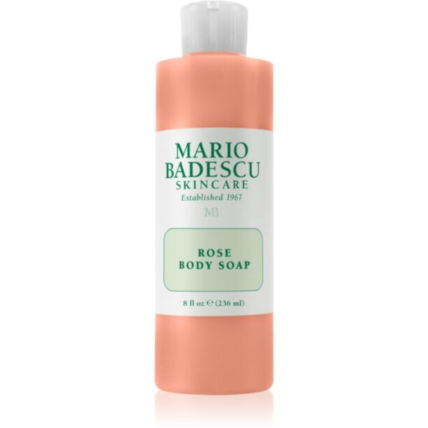 Mario Badescu Rose Body Soap gel de dus energizant cu ulei de trandafir 236 ml preţ