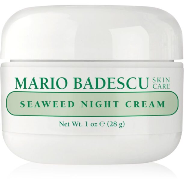 Mario Badescu Seaweed Night Cream crema de noapte hidratanta cu minerale 28 g preţ