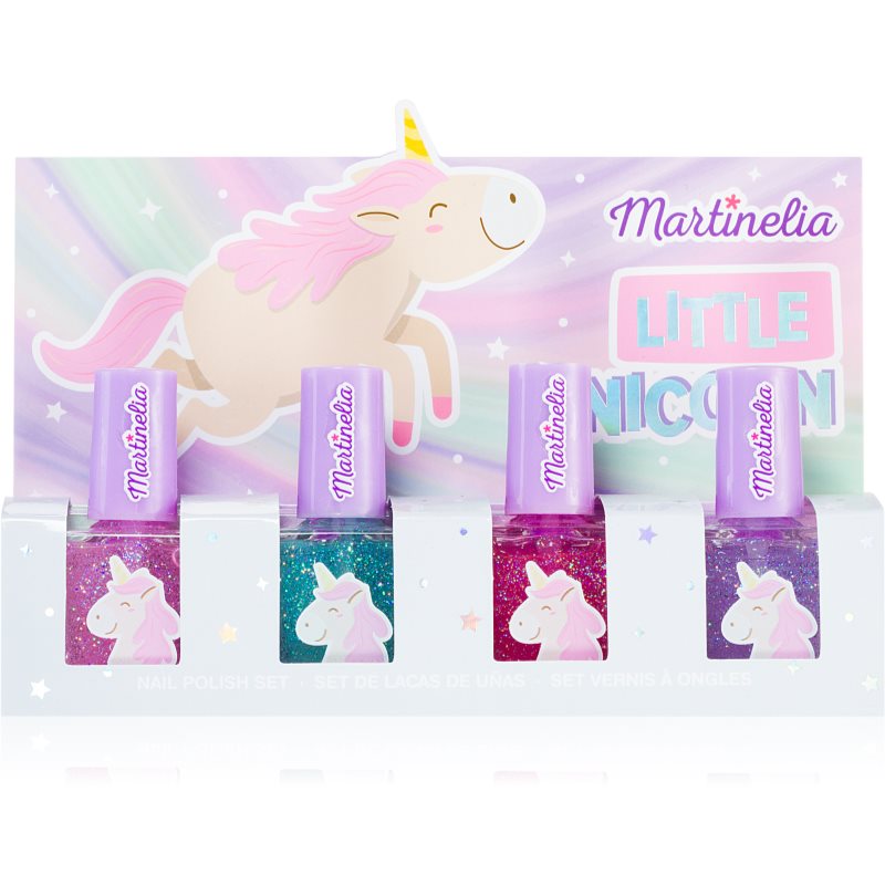 Martinelia Little Unicorn Nail Polish Set set de lacuri de unghii pentru copii Pink