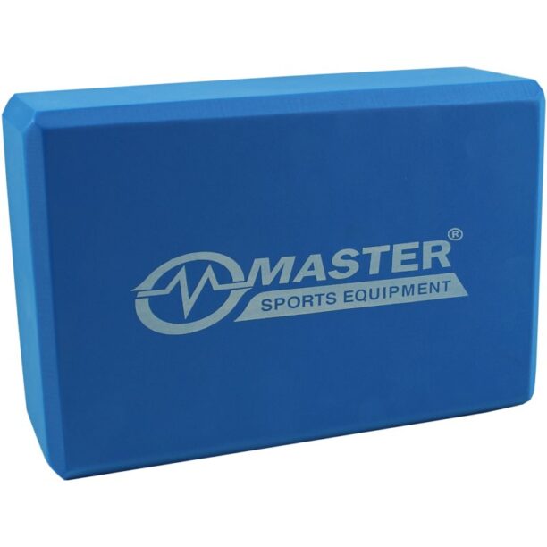 Master Sport Master Yoga bloc pentru yoga culoare Blue (23 × 15 × 7