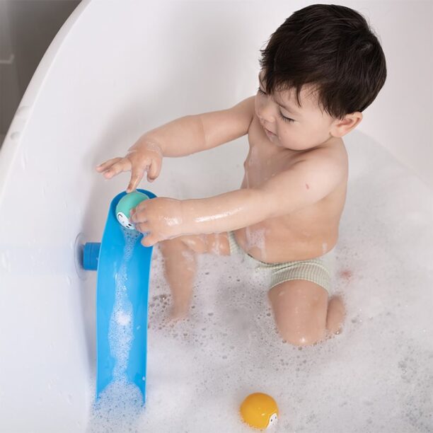 Matchstick Monkey Endless Bathtime Fun Slide Set set de jucării pentru cadă Blue 1 buc preţ