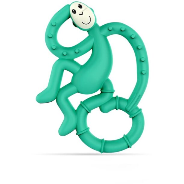 Matchstick Monkey Mini Monkey Teether jucărie pentru dentiție cu aditiv antimicrobian Green 1 buc preţ