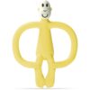 Matchstick Monkey Monkey Teether jucărie pentru dentiție perie 2 in 1 Yellow 1 buc