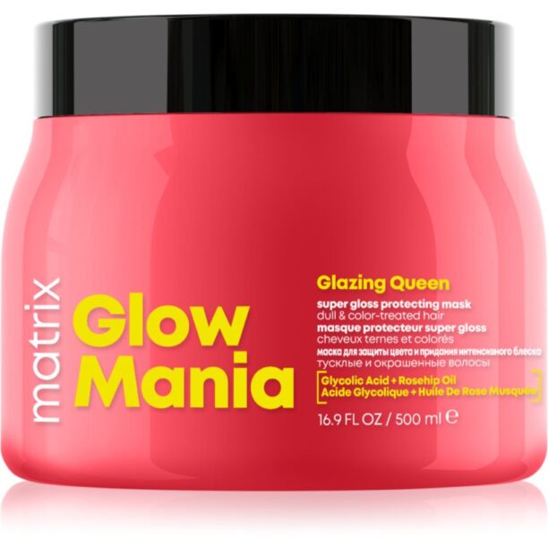 Matrix Glow Mania masca pentru păr vopsit 500 ml preţ