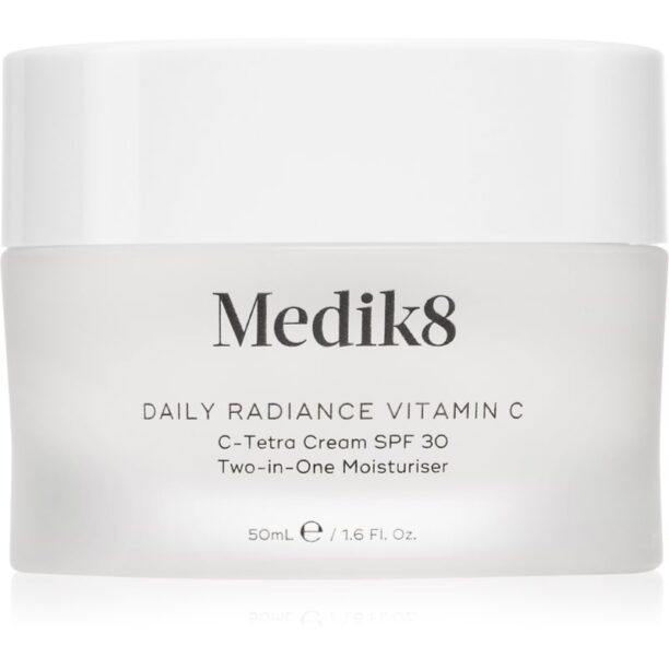 Medik8 Daily Radiance Vitamin C crema de zi antioxidanta cu vitamina C SPF 30 50 ml