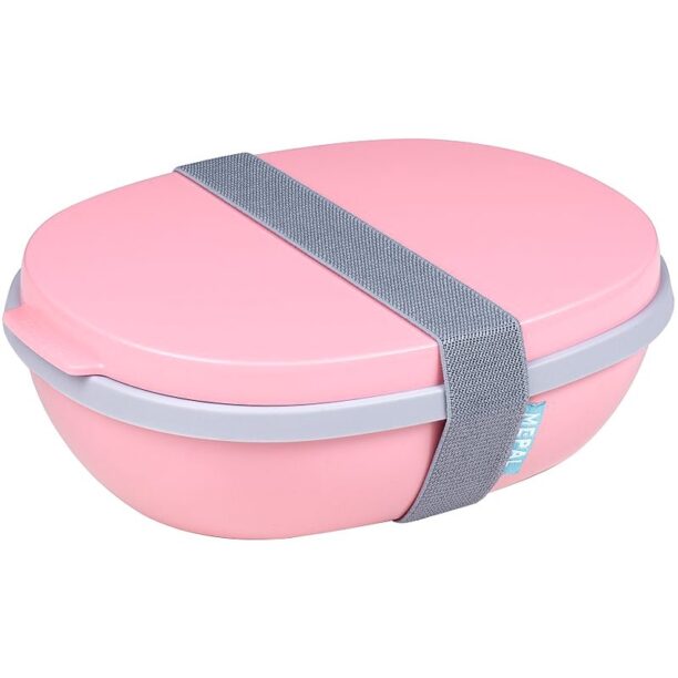 Mepal Ellipse Duo cutie pentru alimente culoare Nordic Pink 1 buc