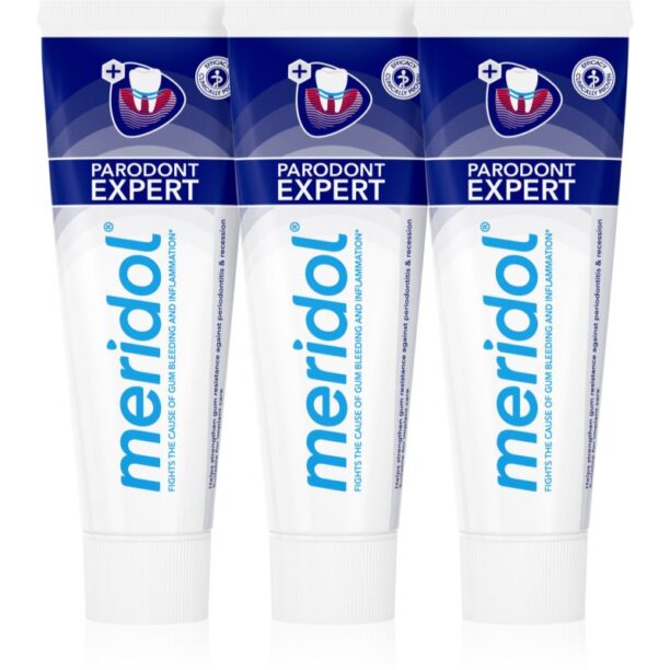 Meridol Parodont Expert Pata de dinti impotriva sangerarilor gingivale si a parodontiteti. 3x75 ml preţ