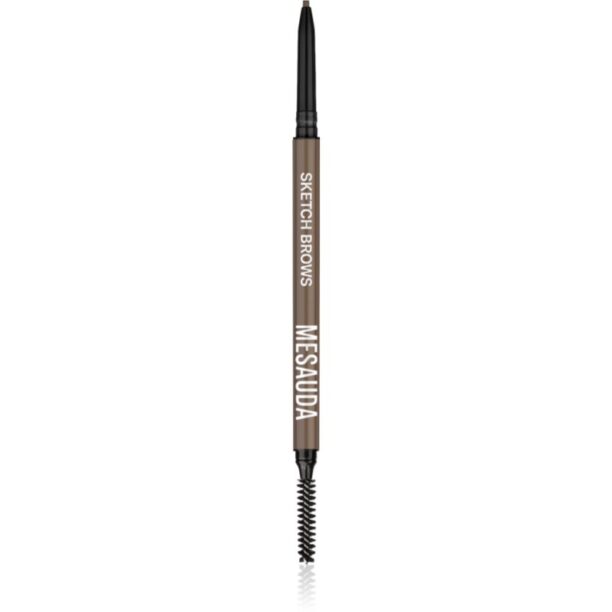 Mesauda Milano Sketch Brows creion pentru sprancene cu pensula culoare 101 Blonde 0