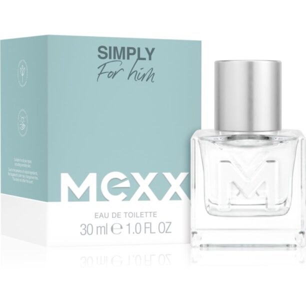 Cumpăra Mexx Simply For Him New Eau de Toilette pentru bărbați 30 ml