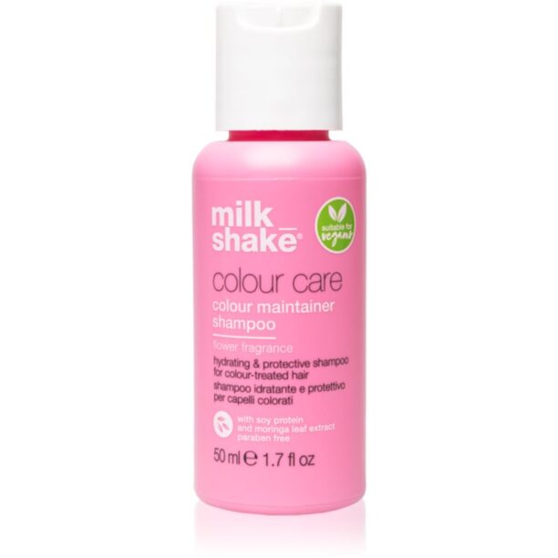 Milk Shake Color Care Flower Fragrance sampon hidratant pentru protecția culorii 50 ml preţ