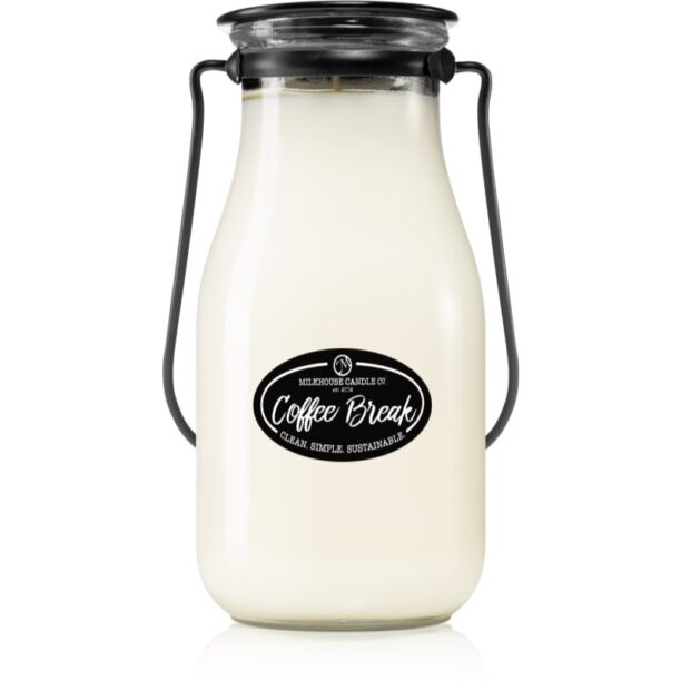 Milkhouse Candle Co. Creamery Coffee Break lumânare parfumată Milkbottle 397 g