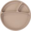 Minikoioi Puzzle Plate Bubble Beige farfurie compartimentată cu ventuză Bubble Beige 1 buc