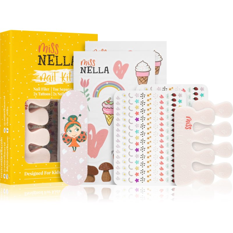 Miss Nella Nail Kit Set Manicure Kit for Children Set de manichiură pentru copii