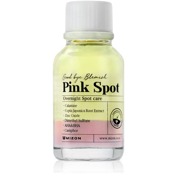 Mizon Good Bye Blemish Pink Spot ser local cu pudră impotriva acneei 19 ml preţ