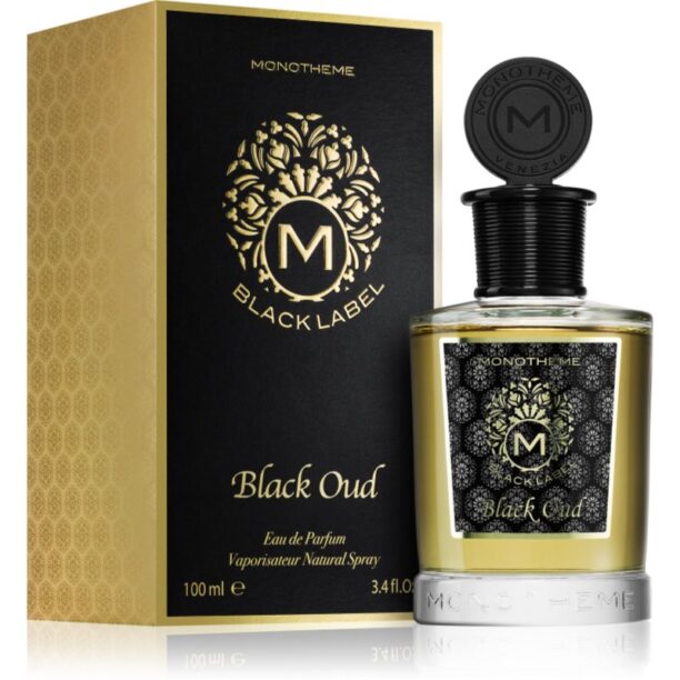 Cumpăra Monotheme Black Label Black Oud Eau de Parfum pentru bărbați 100 ml