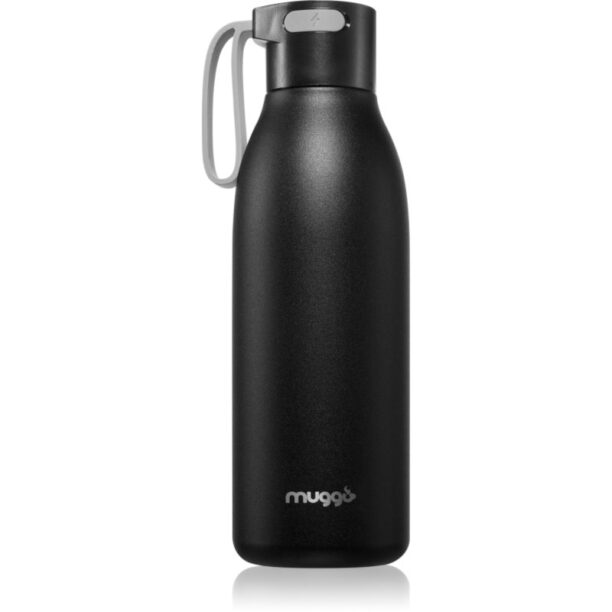 Muggo Pure sticlă cu autocurățare termo Black 450 ml