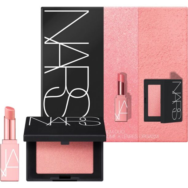 NARS MINI BLUSH & LIP BALM SET Limited Edition set cadou buze si obraz culoare Orgasm preţ