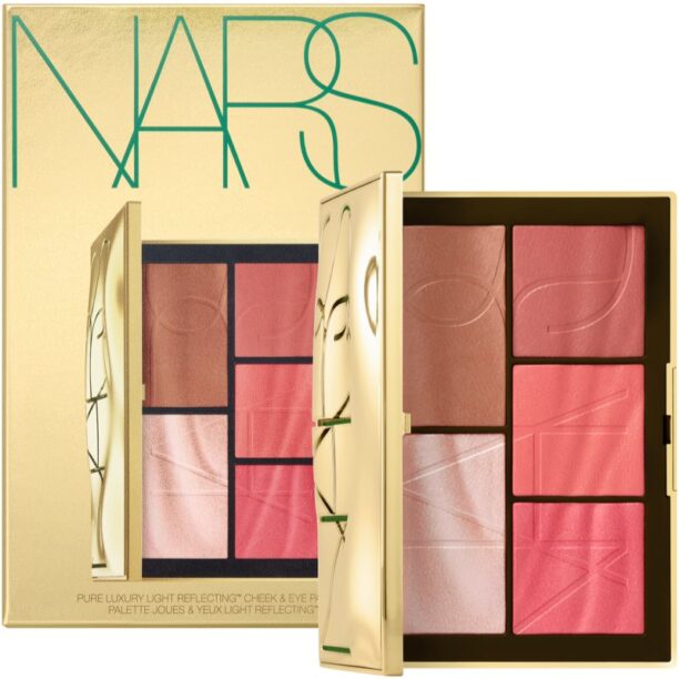 Cumpăra NARS Pure Luxury Light Reflecting Cheek & Eye Palette paleta cu fard de pleoape si fard de obraz culoare LIGHT TO MEDIUM 17.4 g