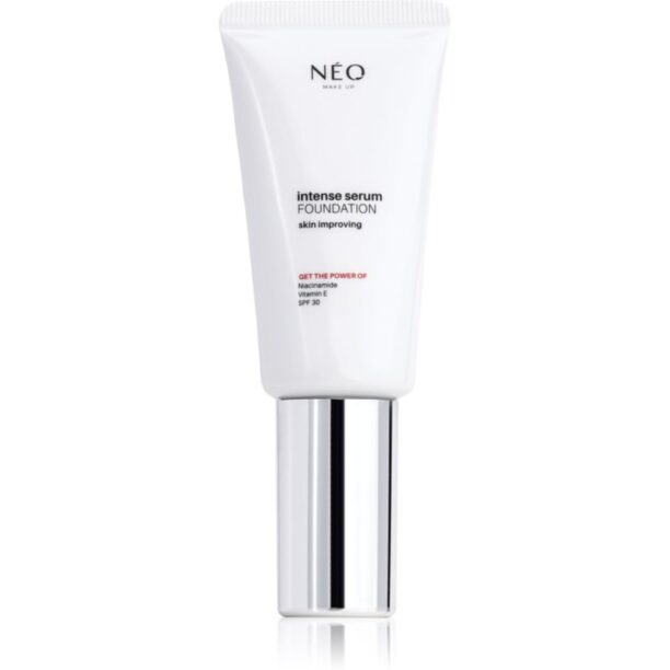 NEO MAKE UP Intense Serum Foundation make-up cu textura usoara SPF 30 culoare 01 Porcelain 30 ml