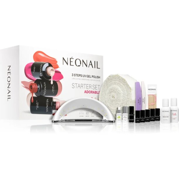 NEONAIL Adorable Starter Set set cadou pentru unghii 1 buc preţ