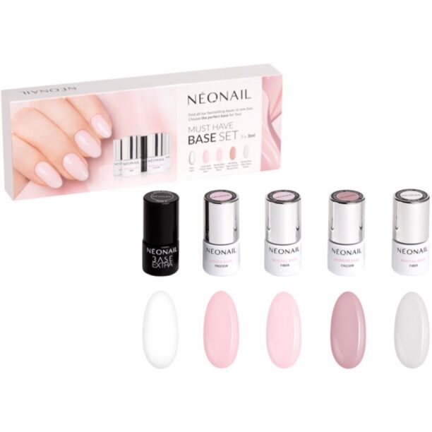 Preţ NEONAIL Must Have Base Set set de lacuri de unghii