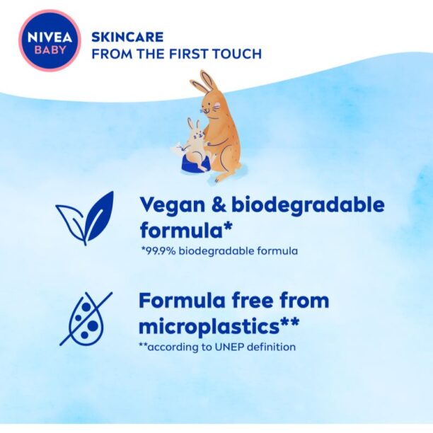 Original NIVEA BABY Toddies șervețele umede pentru copii 57 buc