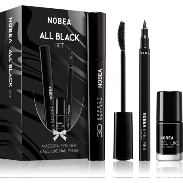 NOBEA Day-to-Day All Black Set set pentru femei preţ