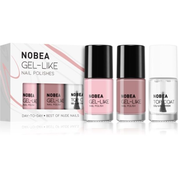 NOBEA Day-to-Day Best of Nude Nails Set set de lacuri de unghii Best of Nude Nails preţ