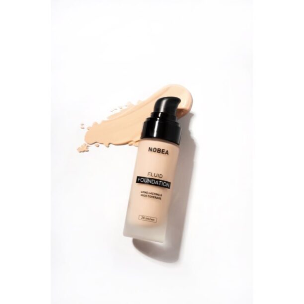 Preţ NOBEA Day-to-Day Fluid Foundation machiaj persistent culoare 01 Light beige 28 ml