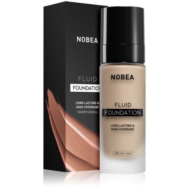 NOBEA Day-to-Day Fluid Foundation machiaj persistent culoare 04 Warm vanilla 28 ml preţ