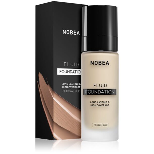 NOBEA Day-to-Day Fluid Foundation machiaj persistent culoare 05 Neutral beige 28 ml preţ