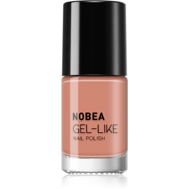 NOBEA Day-to-Day Gel-like Nail Polish lac de unghii cu efect de gel culoare Almond milk #N14 6 ml preţ