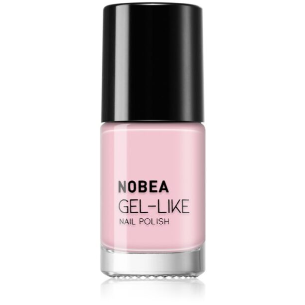 NOBEA Day-to-Day Gel-like Nail Polish lac de unghii cu efect de gel culoare Baby pink #N49 6 ml preţ