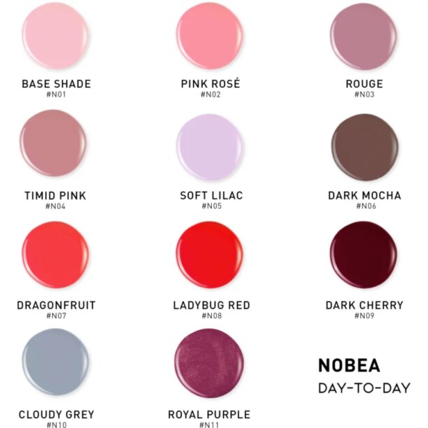 Cumpăra NOBEA Day-to-Day Gel-like Nail Polish lac de unghii cu efect de gel culoare Beige nutmeg #N52 6 ml